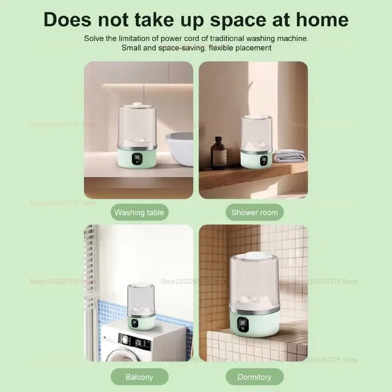 Portable Mini Washing Machine Compact Laundry Washer