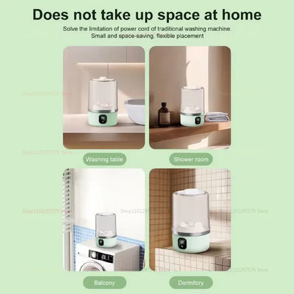 Portable Mini Washing Machine Compact Laundry Washer